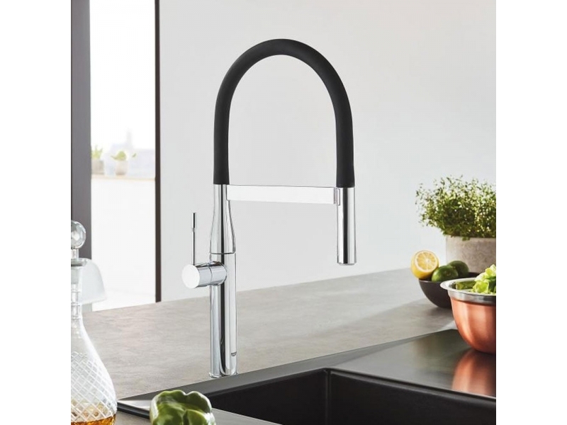 GROHE Професионален кухненски смесител с подвижен GROHEFlexx чучур от сантопрен ESSENCE 30294000