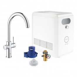 GROHE Кухненски комплект за филтрирана, газирана и изстудена вода BLUE PROFESSIONAL с C-чучур 31323002