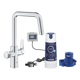 Кухненски смесител, комплект с филтър за вода GROHE Blue Pure Eurosmart 30584000