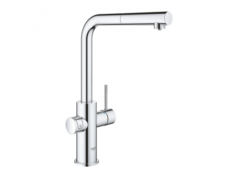 GROHE Кухненски комплект за филтрирана, газирана и изстудена вода BLUE HOME с L-чучур 31539000