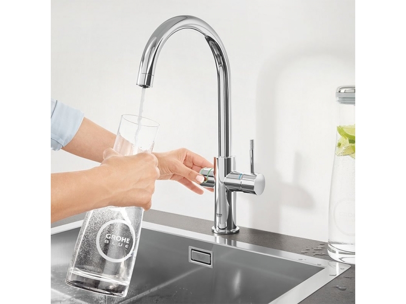 GROHE Кухненски комплект за филтрирана, газирана и изстудена вода BLUE PROFESSIONAL с C-чучур 31323002