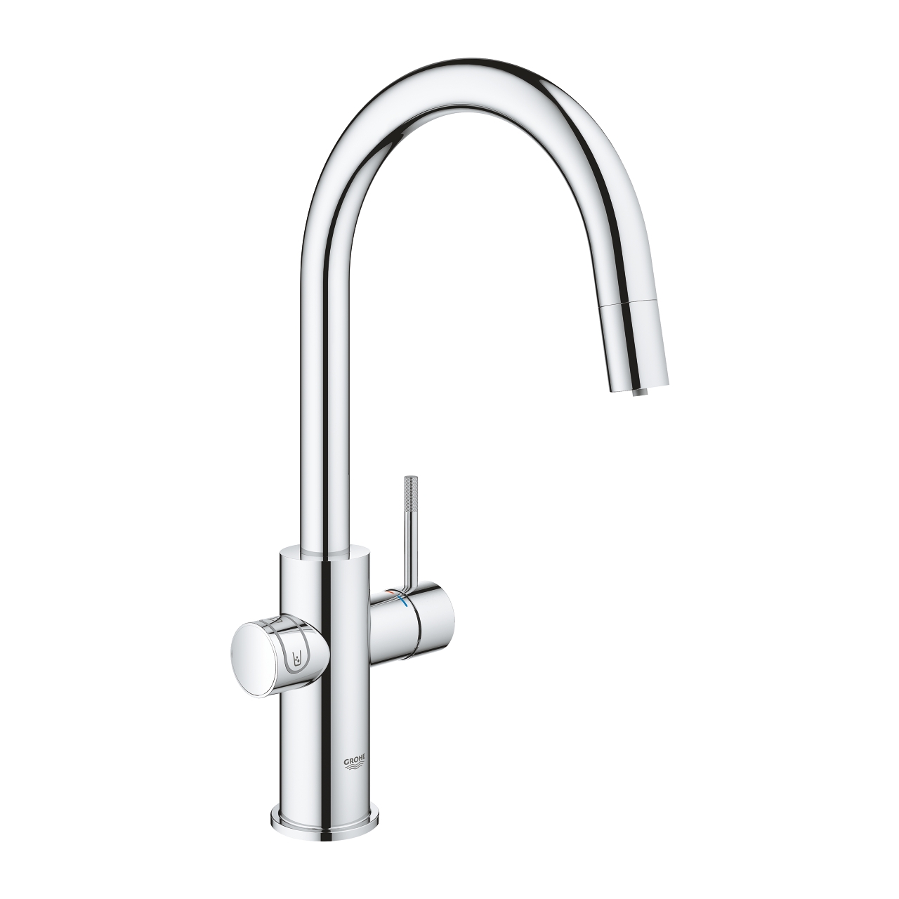 GROHE Кухненски комплект за филтрирана, газирана и изстудена вода BLUE HOME с С-чучур 31541000