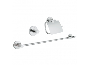 GROHE аксесоари 3 в 1 ESSENTIALS поставка за хавлии, закачалка и поставка за хартия 40775001 