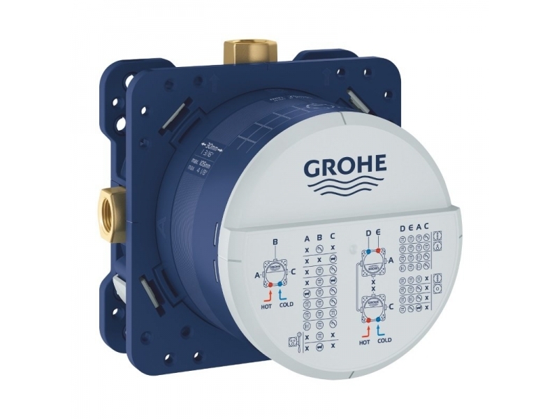 Комплект за вграждане GROHE Grohtherm SmartControl в матово черно 34865KF0