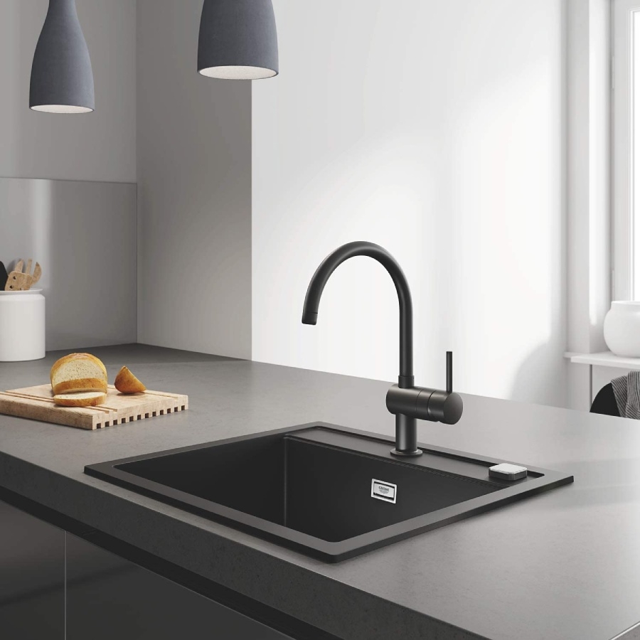 GROHE Кухненски смесител MINTA velvet black 32917KS0