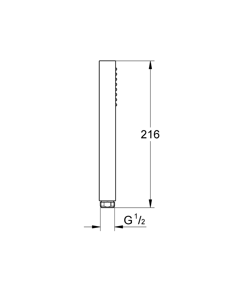 GROHE Ръчен душ с 1 струя EUPHORIA CUBE STICK 27699000
