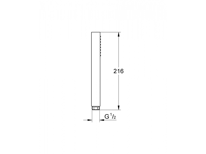 GROHE Ръчен душ с 1 струя EUPHORIA CUBE STICK 27699000