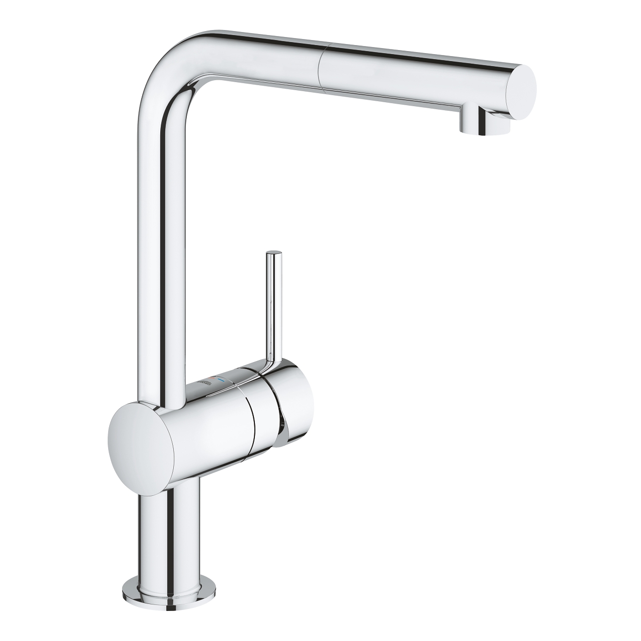 GROHE Кухненски смесител с L-чучур издърпващ се чучур 360° завъртане MINTA 32168000