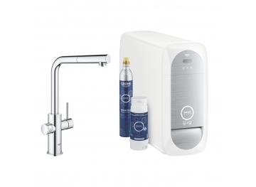 GROHE Кухненски комплект за филтрирана, газирана и изстудена вода BLUE HOME с L-чучур 31539000