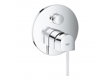 GROHE едноръкохватков смесител за вграждане за вана/душ, външна част с 3-степенен GROHE PLUS 24093003