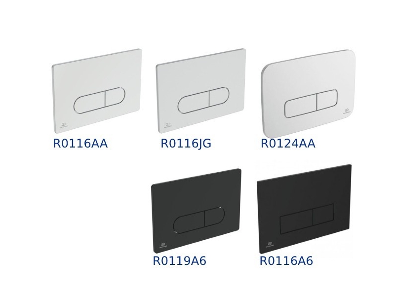 Комплект структура за вграждане TESI RimLS+ R059501 Ideal Standard – бутон по избор