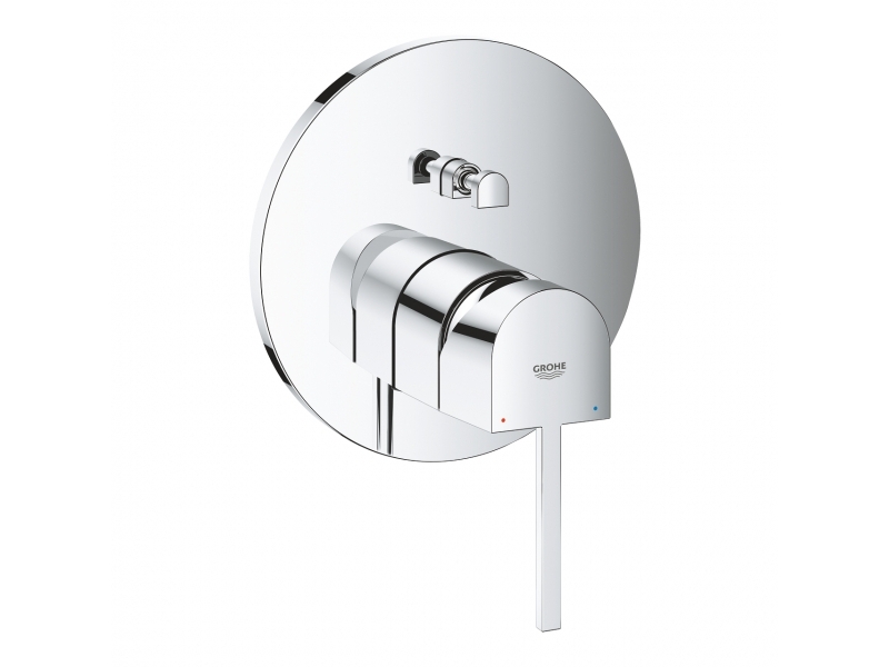 GROHE едноръкохватков смесител за вграждане за вана/душ, външна част с 2-степенен GROHE PLUS 24060003