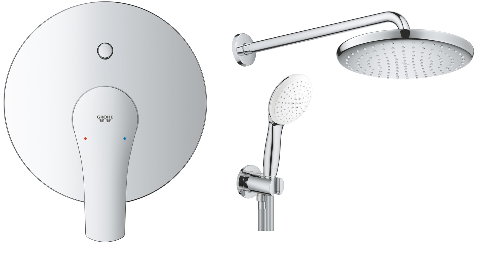 GROHE Комплект душ гарнитура 33305003 + 26668000 + 26406003