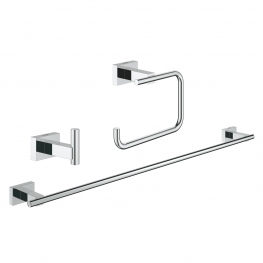GROHE аксесоари 3 в 1 ESSENTIALS CUBE с поставка за хавлии, закачалка и поставка за хартия 40777001