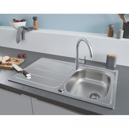 GROHE Кухненска мивка от неръждаема стомана с отцедник K200 31552SD1