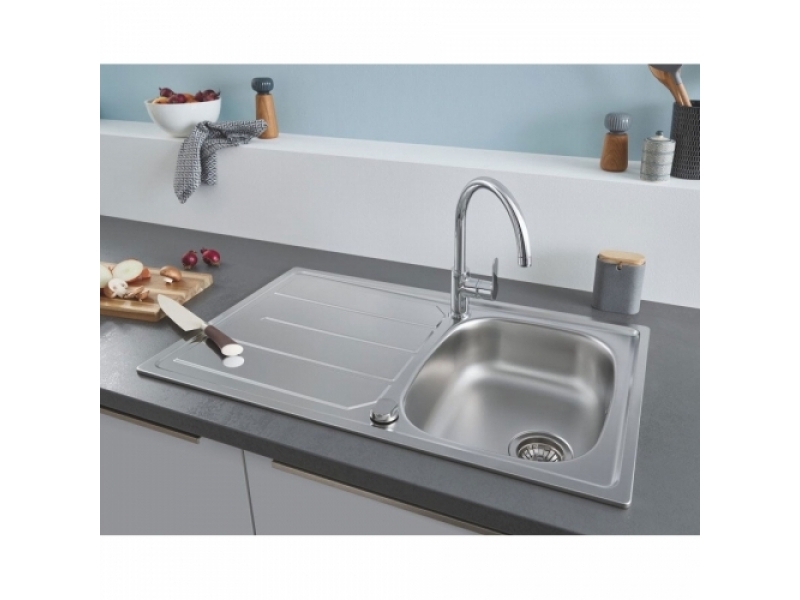 GROHE Кухненска мивка от неръждаема стомана с отцедник K200 31552SD1