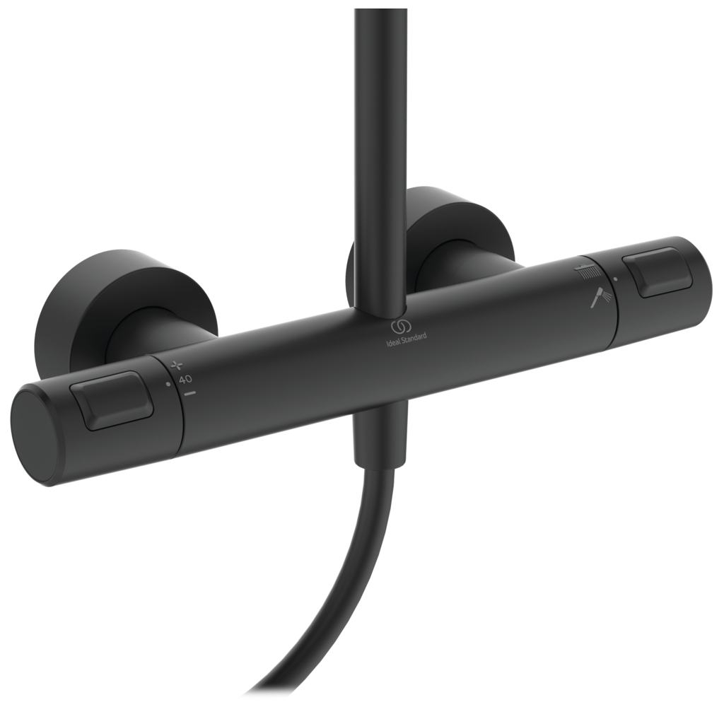 Душ система с термостатен смесител черен мат Ceratherm 25 A7545XG Ideal Standard