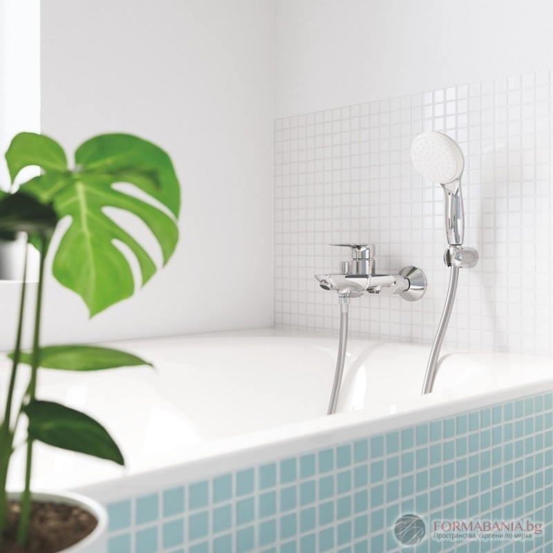GROHE Смесител за вана/душ 1/2", едноръкохватков, BAUEDGE 23604001