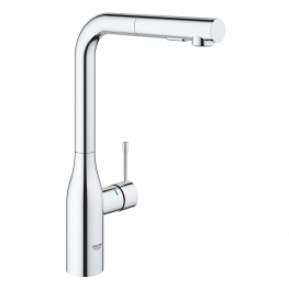 GROHE Кухненски смесител с L-чучур издърпващ се с 2 функции 360° завъртане ESSENCE 30270000