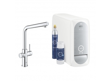 GROHE Кухненски комплект за филтрирана, газирана и изстудена вода BLUE HOME с L чучур 31454001