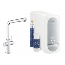 GROHE Кухненски комплект за филтрирана, газирана и изстудена вода BLUE HOME с L чучур 31454001